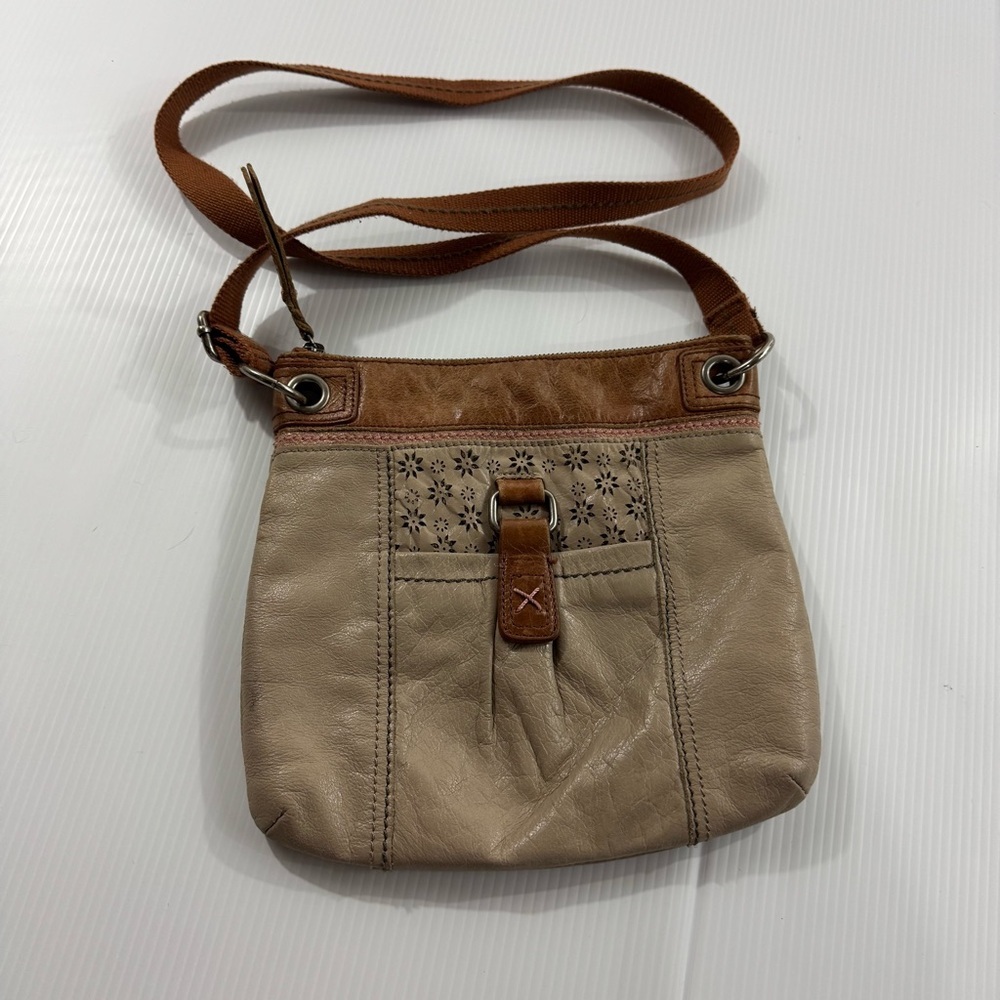 54.‎ Women’s The Sak Tan and Brown Crossbody Bag